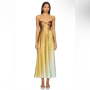 Cami NYC Silk Aveiro Dress in Oasis Ombre